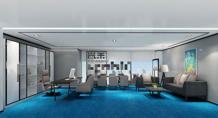 1050平方電子商務(wù)總經(jīng)理辦公室裝修設(shè)計(jì)案例效果圖