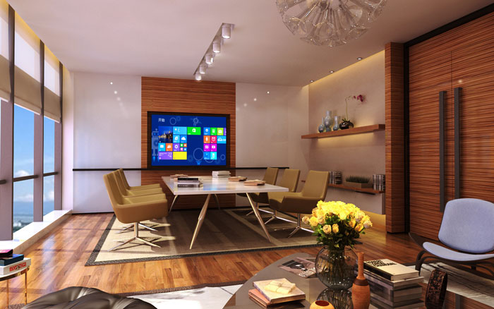 900平方電子商務(wù)辦公室接待會議室裝修設(shè)計案例效果圖