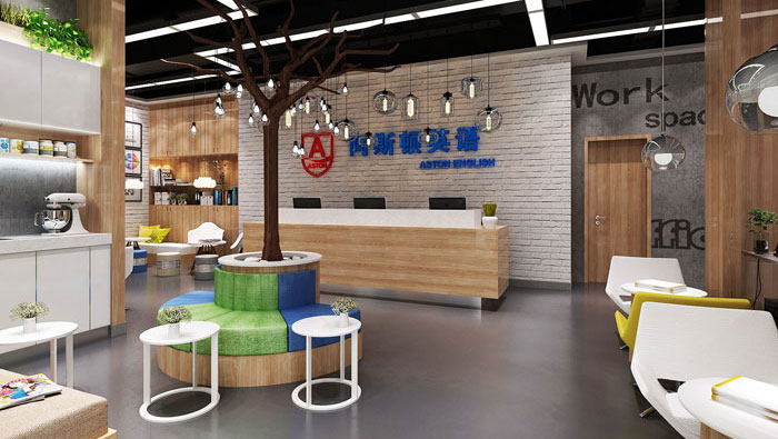 650平方教育辦公室裝修設(shè)計案例