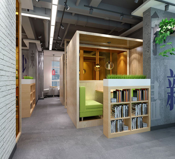 650平方教育辦公室休息區(qū)域裝修設(shè)計(jì)案例效果圖