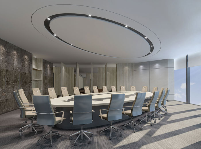 1420平方現(xiàn)代簡約辦公室會議室裝修設(shè)計案例效果圖