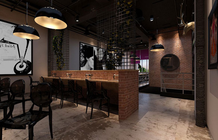 500平方服裝公司辦公室工作區(qū)域軟裝設(shè)計(jì)效果圖