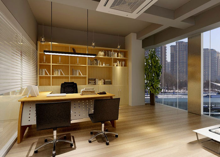 280平方金融公司總經(jīng)理辦公室軟裝設(shè)計(jì)效果圖
