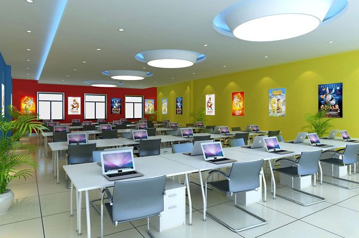 1500平方創(chuàng)意工廠辦公室辦公區(qū)域裝修設(shè)計案例效果圖