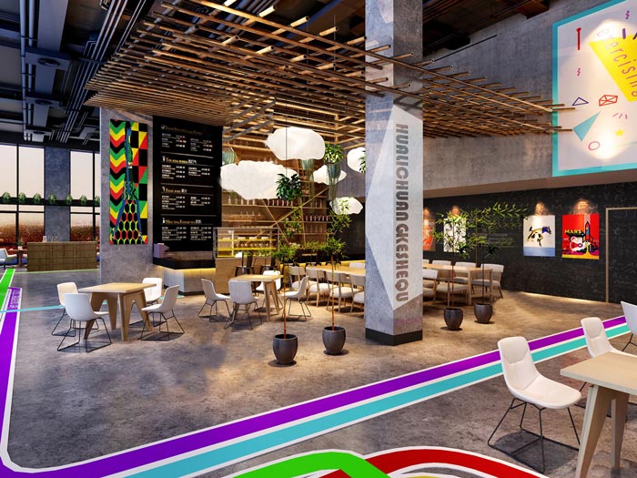 休息區(qū)域辦公室裝修設(shè)計(jì)效果圖