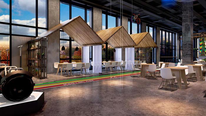 廠房辦公室前臺(tái)裝修設(shè)計(jì)案例