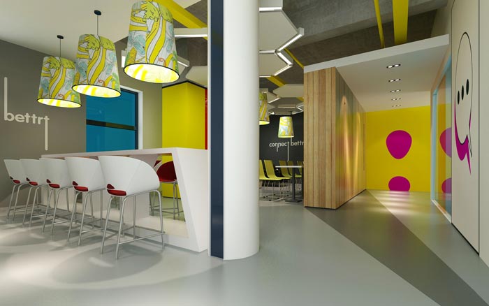 金融租賃公司辦公室茶水間軟裝設計方案效果圖