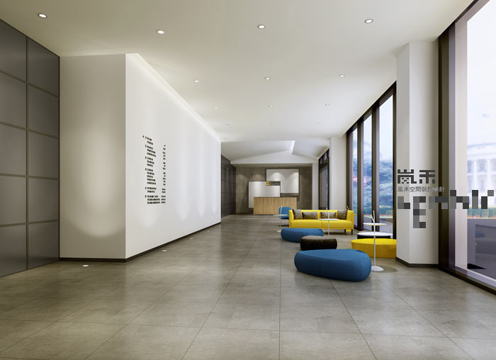 簡(jiǎn)約風(fēng)格辦公室大廳裝修設(shè)計(jì)案例效果圖