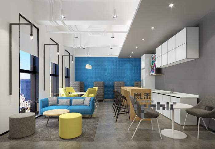 簡(jiǎn)約風(fēng)格辦公室茶水間裝修設(shè)計(jì)案例效果圖