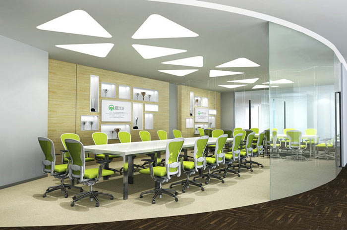 代駕公司辦公室會議室裝修設(shè)計案例效果圖