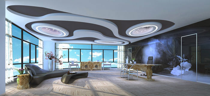 代駕公司總經(jīng)理辦公室裝修設(shè)計案例效果圖