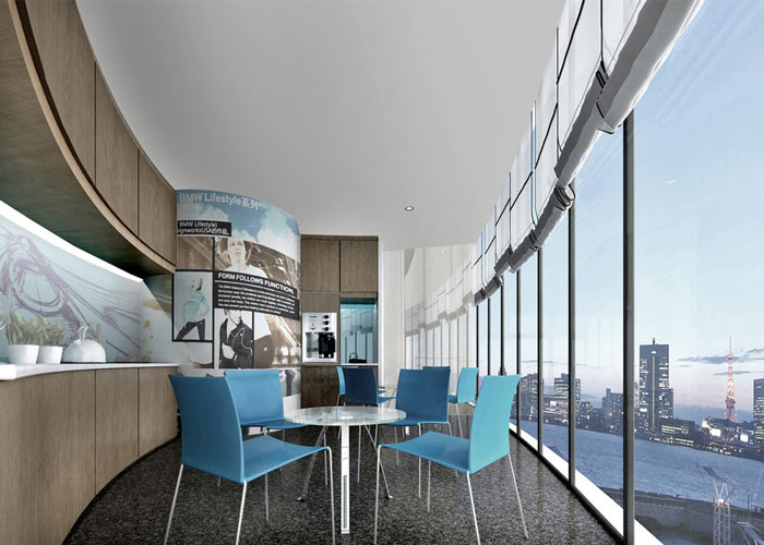 汽車互聯(lián)網(wǎng)公司辦公室茶水間裝修設(shè)計(jì)案例效果圖