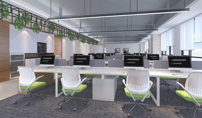 廣告代理公司辦公室辦公區(qū)域裝修設(shè)計案例效果圖