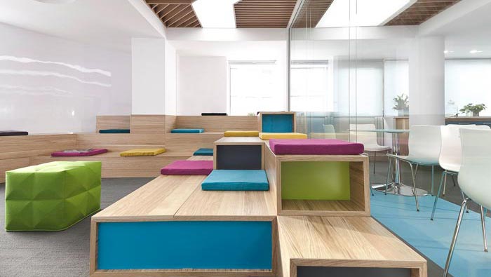 網(wǎng)絡(luò)技術(shù)公司辦公室閱讀區(qū)域裝修設(shè)計案例效果圖