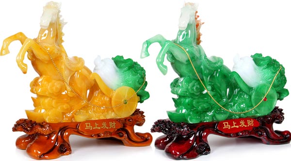 馬上發(fā)財馬擺件效果圖