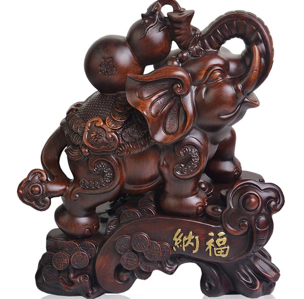 納福象擺件效果圖