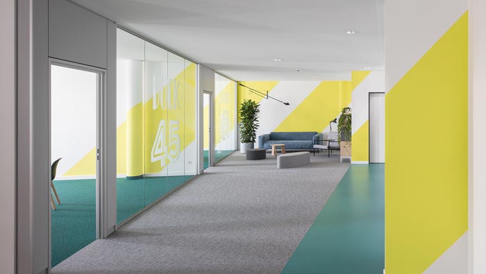 IT咨詢公司辦公室動線裝修設計案例效果圖