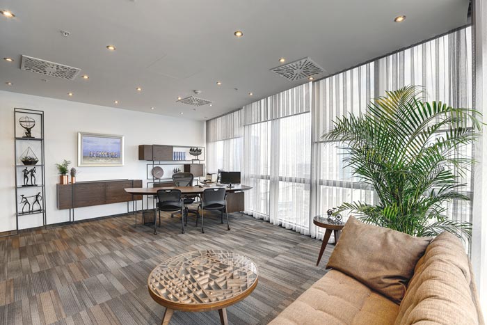 法律服務(wù)咨詢公司總經(jīng)理辦公室休息區(qū)域裝修設(shè)計案例效果圖