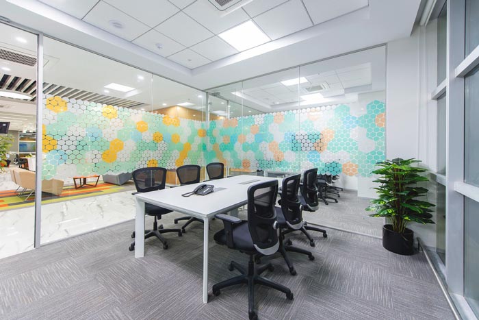 服裝貿(mào)易辦公室交流區(qū)域裝修設(shè)計案例效果圖