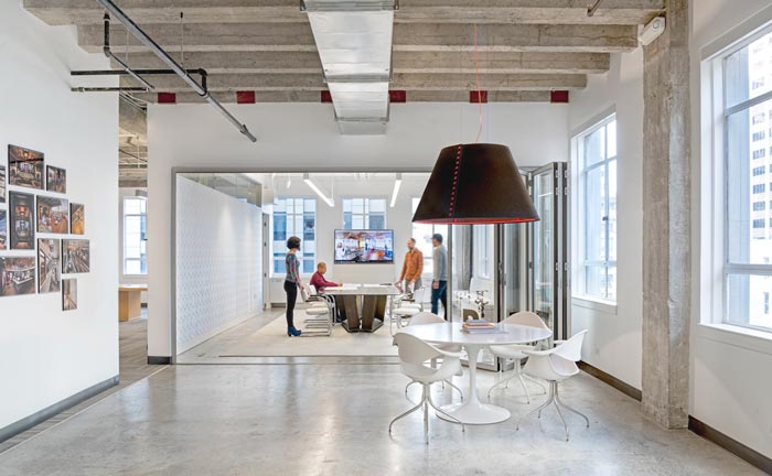 建筑事務(wù)所辦公室前臺接待裝修設(shè)計案例效果圖