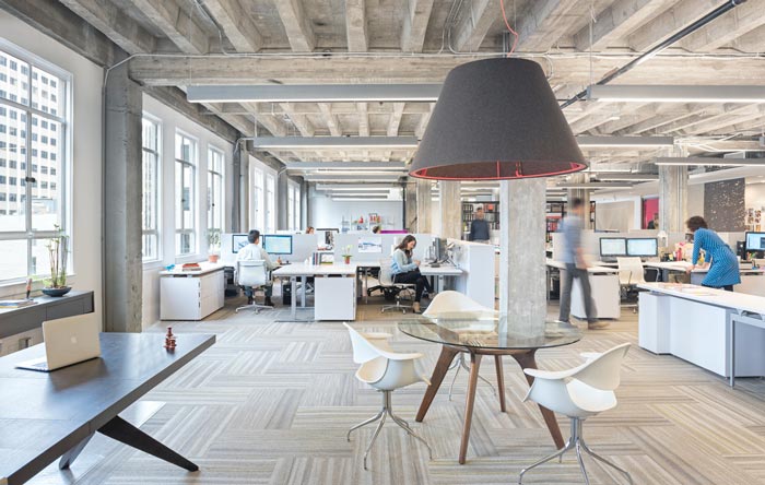 建筑事務(wù)所辦公室辦公區(qū)域裝修設(shè)計案例效果圖