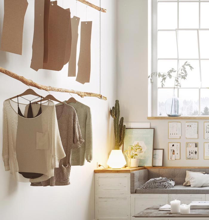 服裝設(shè)計(jì)工作室展示區(qū)域裝修設(shè)計(jì)案例效果圖