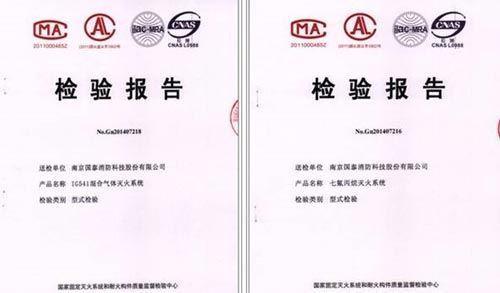 消防設施檢測合格證明文件效果圖