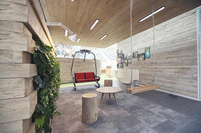 網(wǎng)絡(luò)服務(wù)公司辦公室娛樂區(qū)域裝修設(shè)計案例效果圖