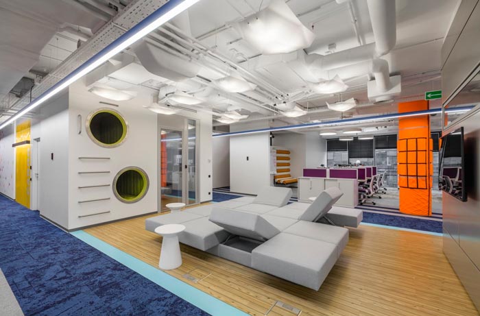 品牌營銷策劃公司辦公室洽談區(qū)域裝修設計案例效果圖