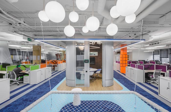 品牌營銷策劃公司辦公室辦公區(qū)域裝修設計案例效果圖