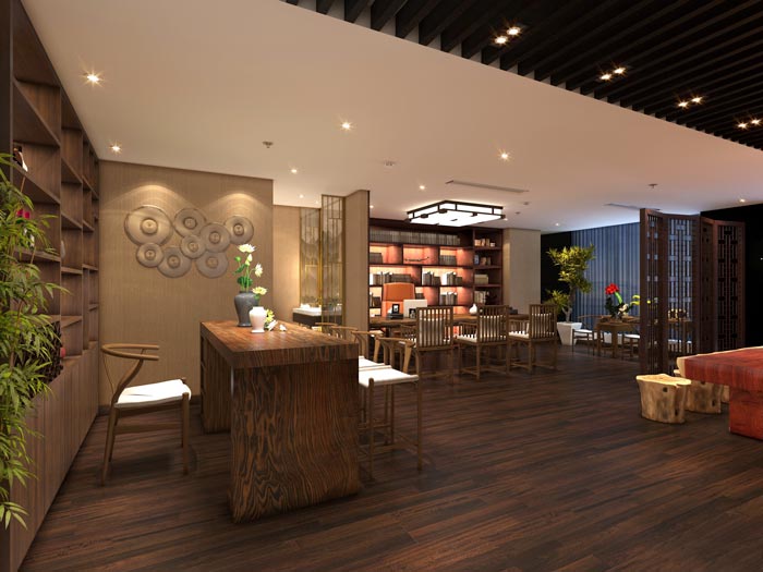 現(xiàn)代新中式風(fēng)格辦公室裝修設(shè)計案例