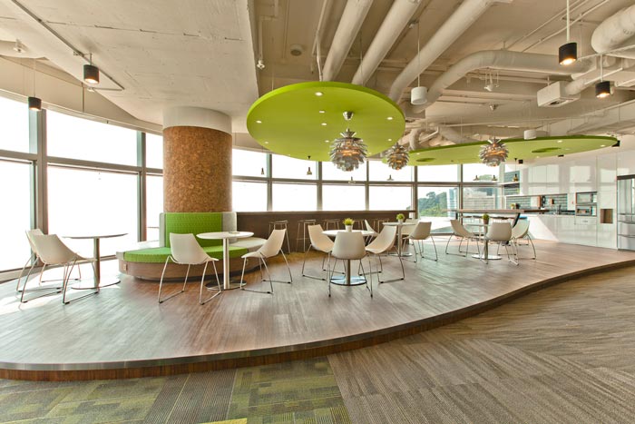 現(xiàn)代簡約辦公室洽談區(qū)域裝修設計案例效果圖