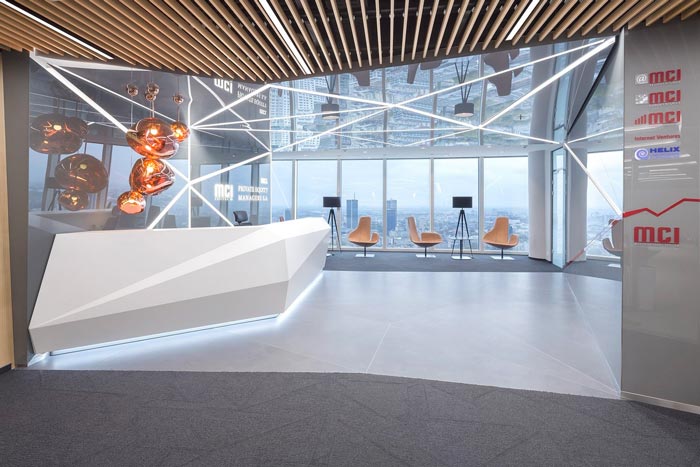 現(xiàn)代簡約風(fēng)格辦公室前臺裝修設(shè)計案例效果圖