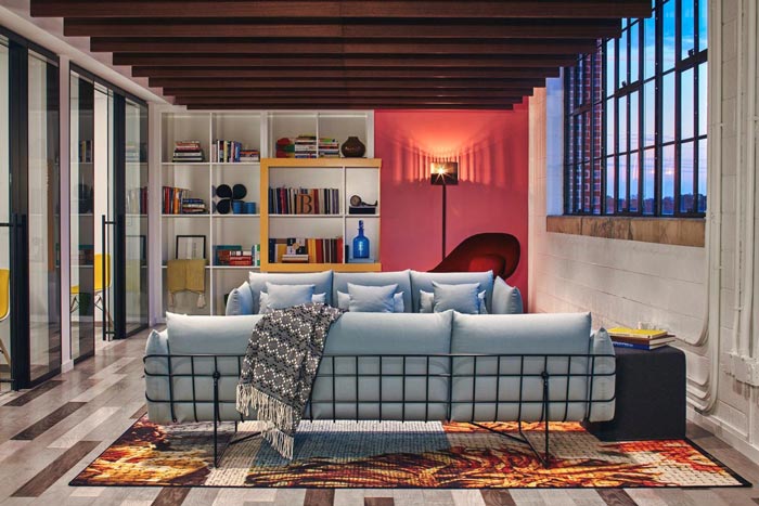 顧問公司辦公室家閱讀區(qū)域裝修設(shè)計實景圖