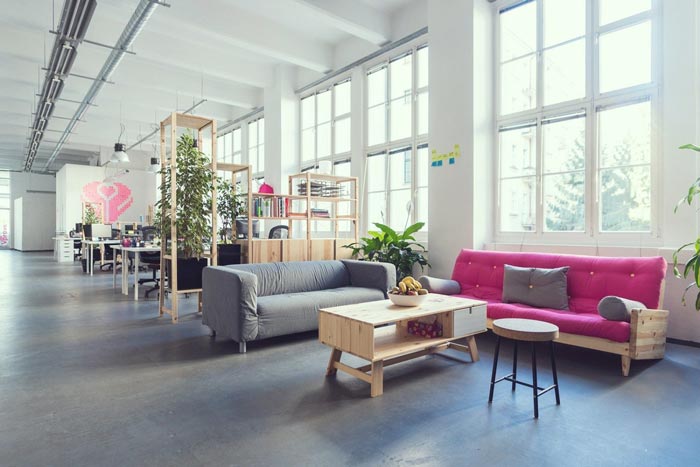 550平方辦公室裝修設(shè)計實景圖