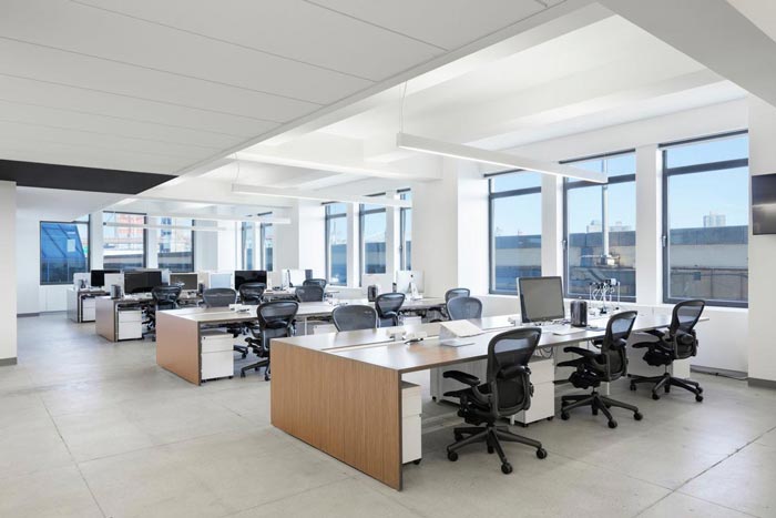 廣告代理公司辦公室辦公區(qū)域接待裝修設(shè)計實景圖