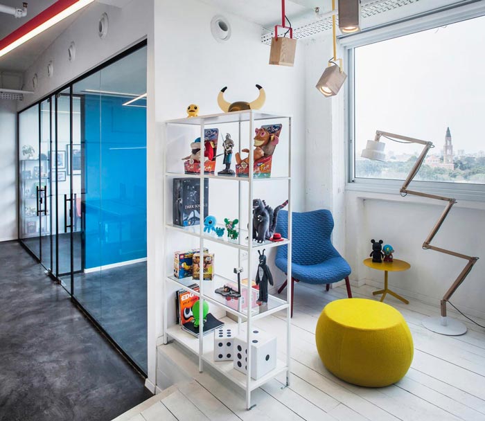 260平方游戲辦公室休息區(qū)域裝修設(shè)計(jì)實(shí)景圖