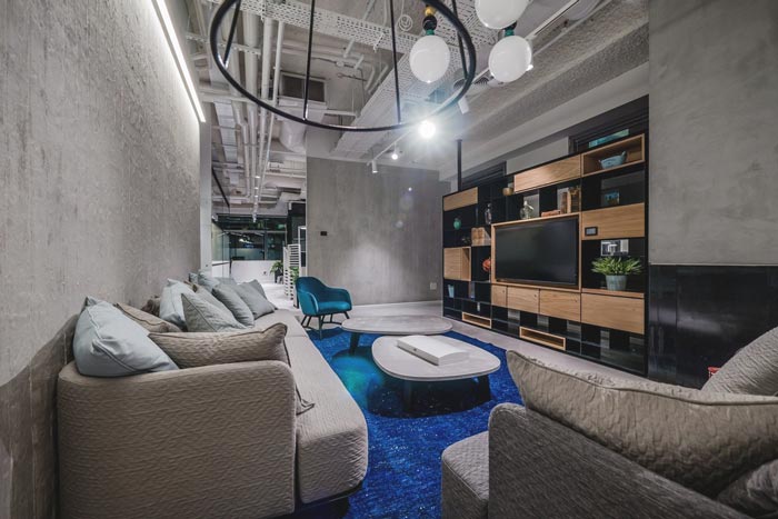 咨詢服務(wù)公司辦公室休息區(qū)域裝修設(shè)計(jì)案例效果圖