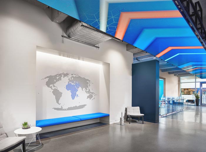 招聘信息服務(wù)公司辦公室裝修設(shè)計案例