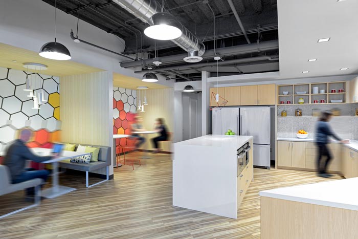 生物技術(shù)服務(wù)公司辦公室動(dòng)線裝修設(shè)計(jì)案例效果圖