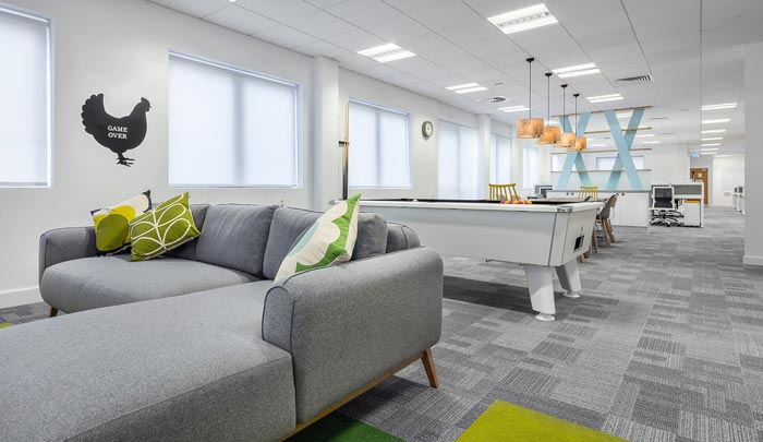 招聘服務(wù)公司辦公室裝修設(shè)計(jì)案例