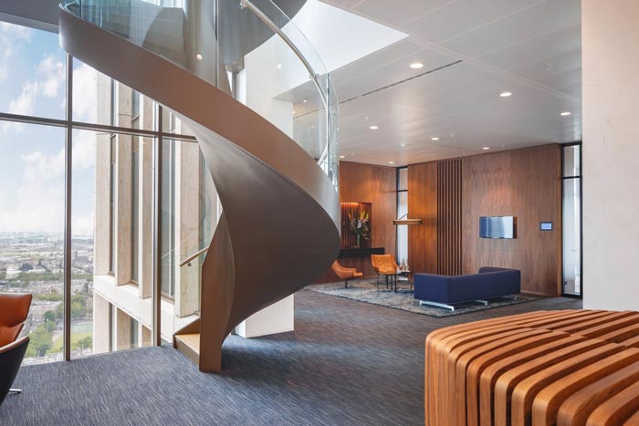 醫(yī)藥公司辦公室前臺接待裝修設(shè)計(jì)案例效果圖