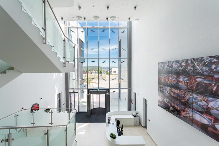 軟件技術(shù)公司辦公室大廳裝修設(shè)計案例效果圖