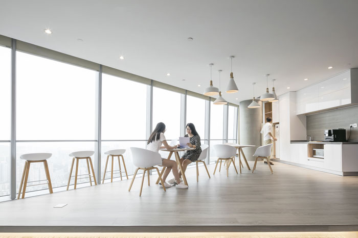 教育培訓(xùn)機構(gòu)辦公室茶水間裝修設(shè)計案例效果圖