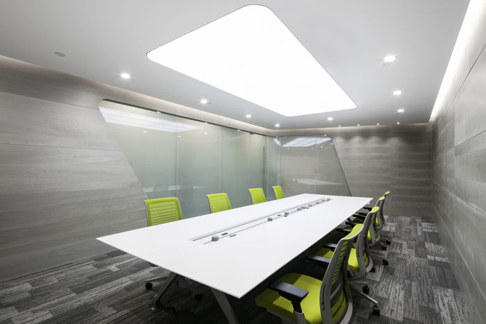 教育培訓(xùn)機構(gòu)辦公室會議室裝修設(shè)計案例效果圖