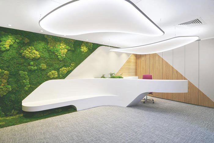 精密儀器公司辦公室裝修設(shè)計(jì)效果圖