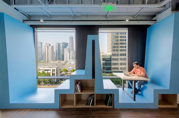 旅游服務公司辦公室休息區(qū)裝修設計案例效果圖