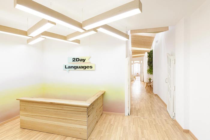 英語培訓機構(gòu)辦公室裝修設(shè)計案例