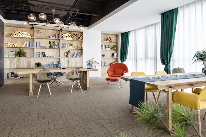 節(jié)能環(huán)保公司辦公室裝修設(shè)計(jì)案例