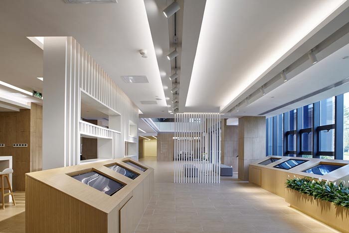 集團(tuán)公司辦公樓展示區(qū)裝修設(shè)計效果圖